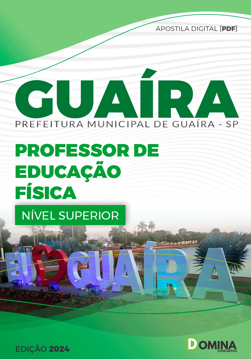 Apostila Professor de Educação Física Guaíra SP 2024