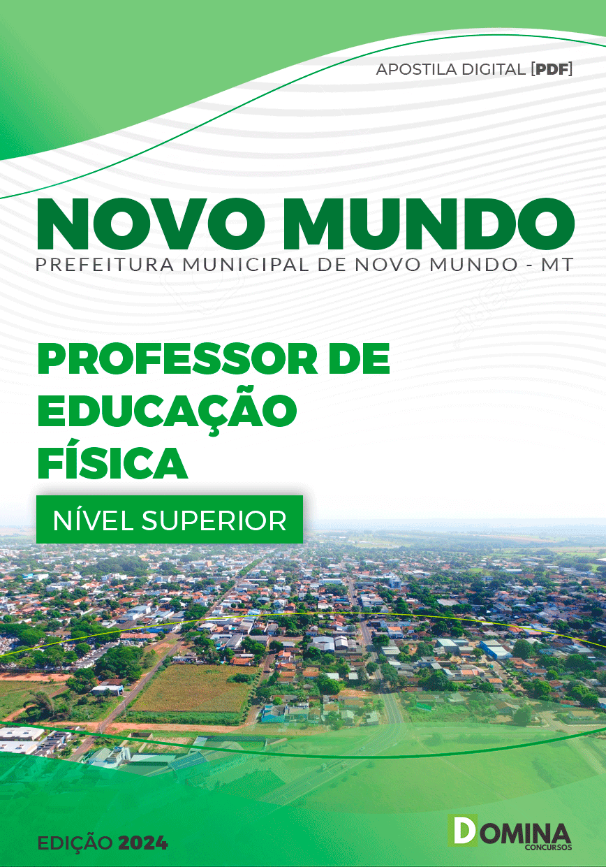 Apostila Novo Mundo MT 2024 Professor De Educação Física