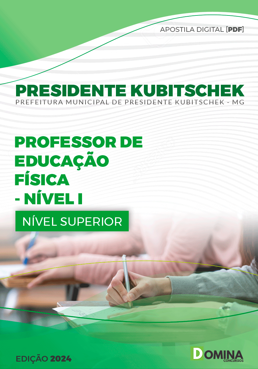 Apostila Professor de Educ Física Presidente Kubitschek MG 2024