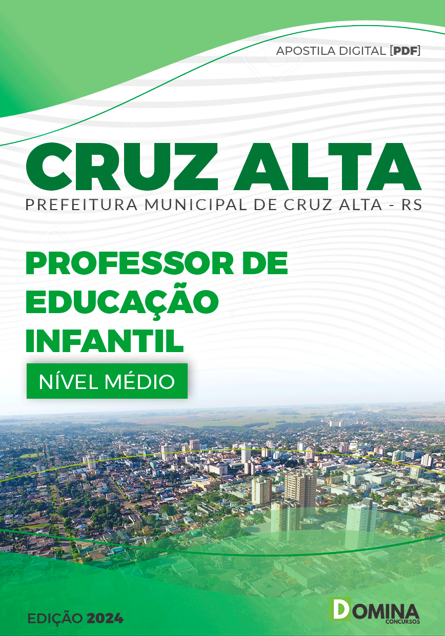 Apostila Professor de Educação Infantil Cruz Alta RS 2024