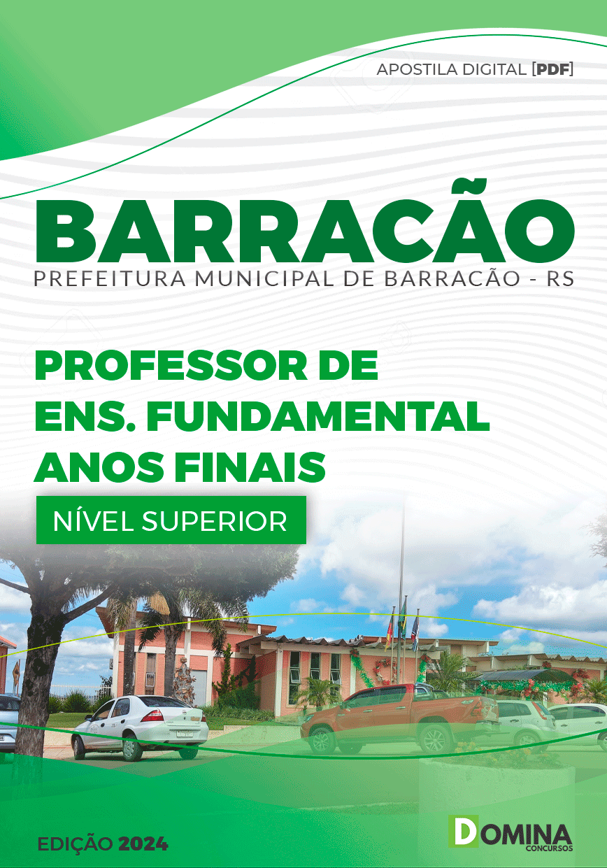 Apostila Barracão RS 2024 Professor Ensino Fund Anos Finais