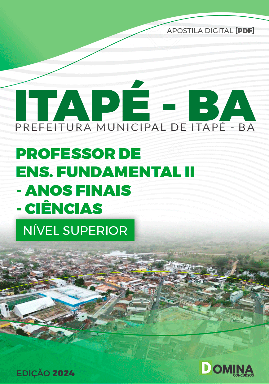 Apostila Professor de Ciências Itapé BA 2024