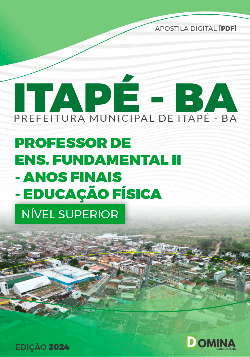 Apostila Professor de Educação Física Itapé BA 2024