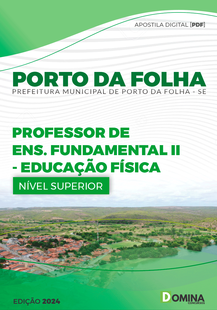 Apostila Porto Da Folha SE 2024 Professor De Educação Física