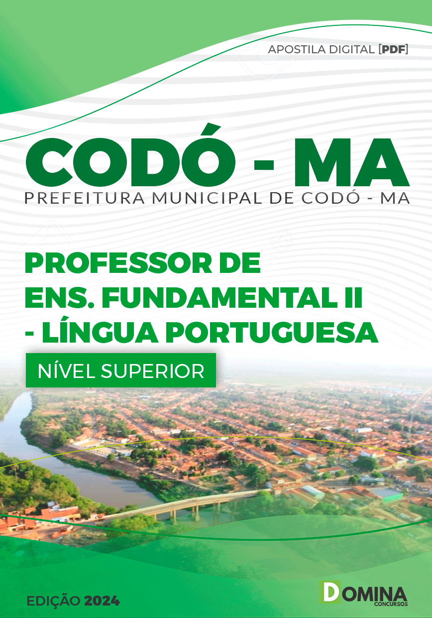 Apostila Codó MA 2024 Professor De Língua Portuguesa