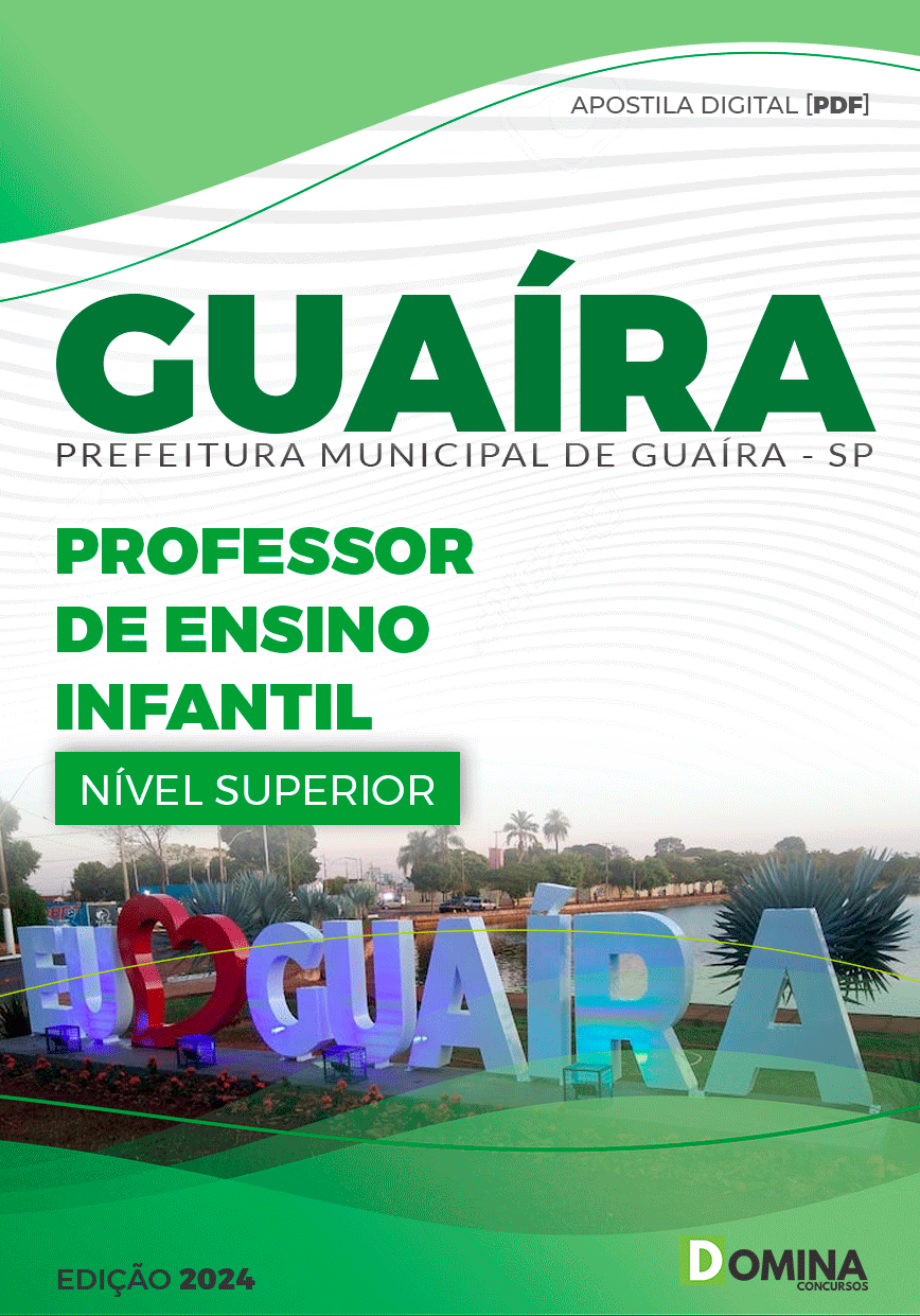 Apostila Professor de Ensino Infantil Guaíra SP 2024