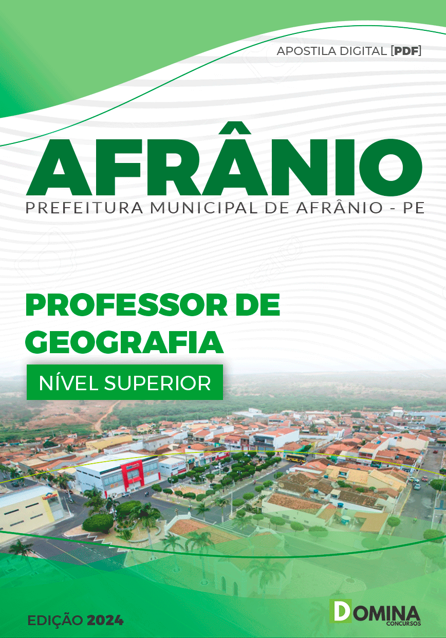 Apostila Afrânio PE 2024 Professor Geografia