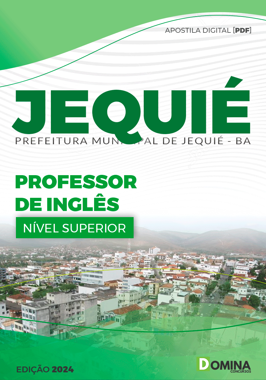 Apostila Professor de Inglês Jequié BA 2024