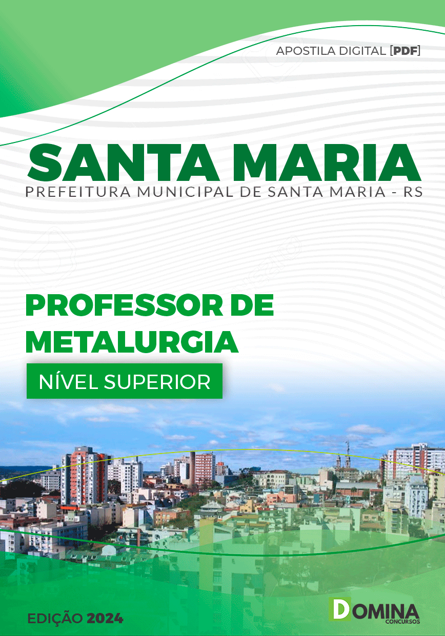 Apostila Professor de Metalurgia Santa Maria RS 2024