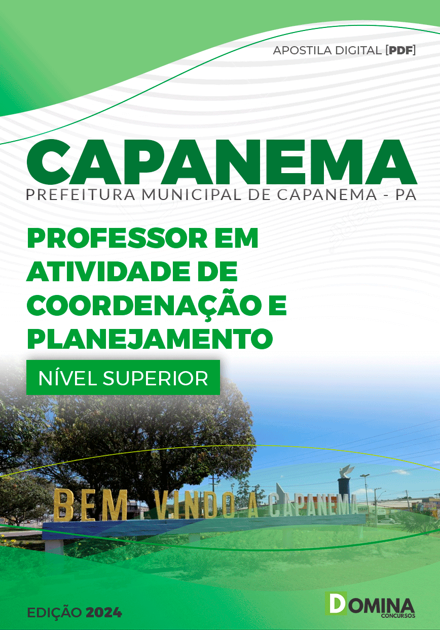 Apostila Capanema PA 2024 Prof Ativid Coord Planejamento