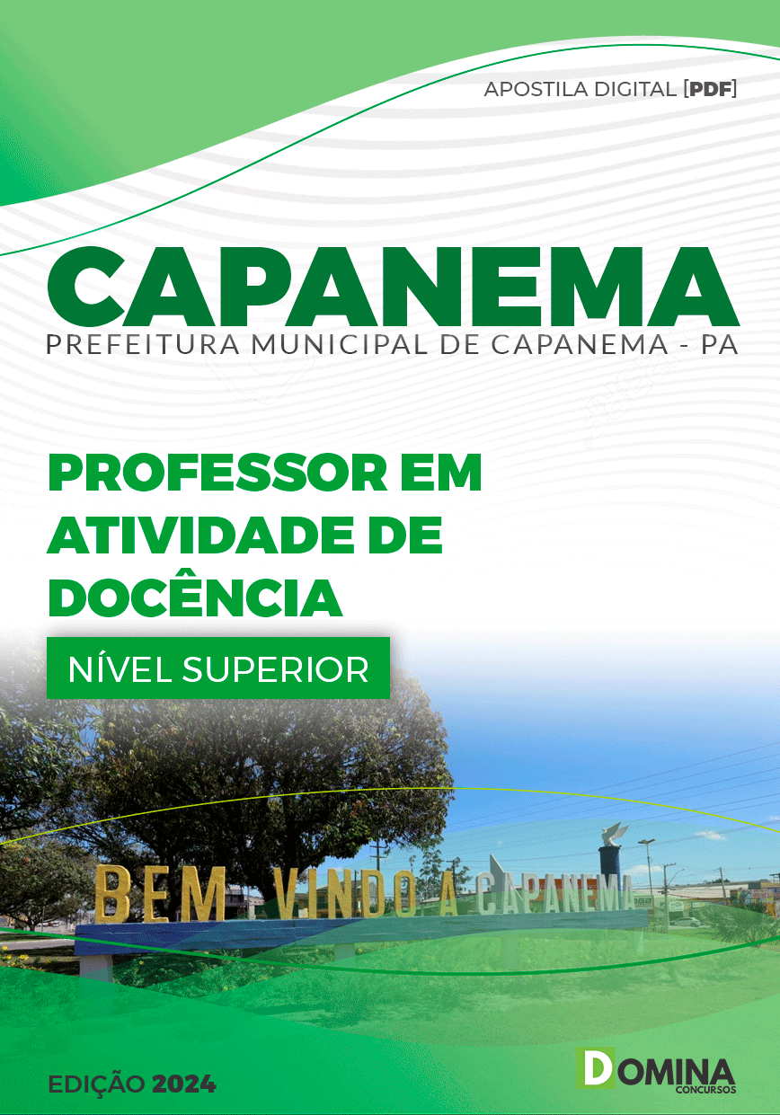 Apostila Capanema PA 2024 Professor Em Atividade De Docência