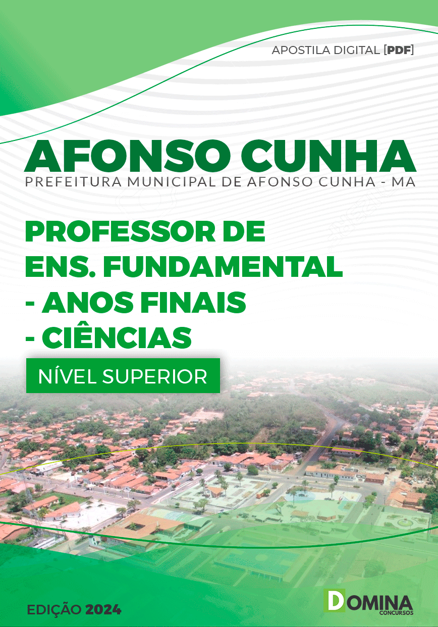 Apostila Afonso Cunha MA 2024 Professor De Ciências