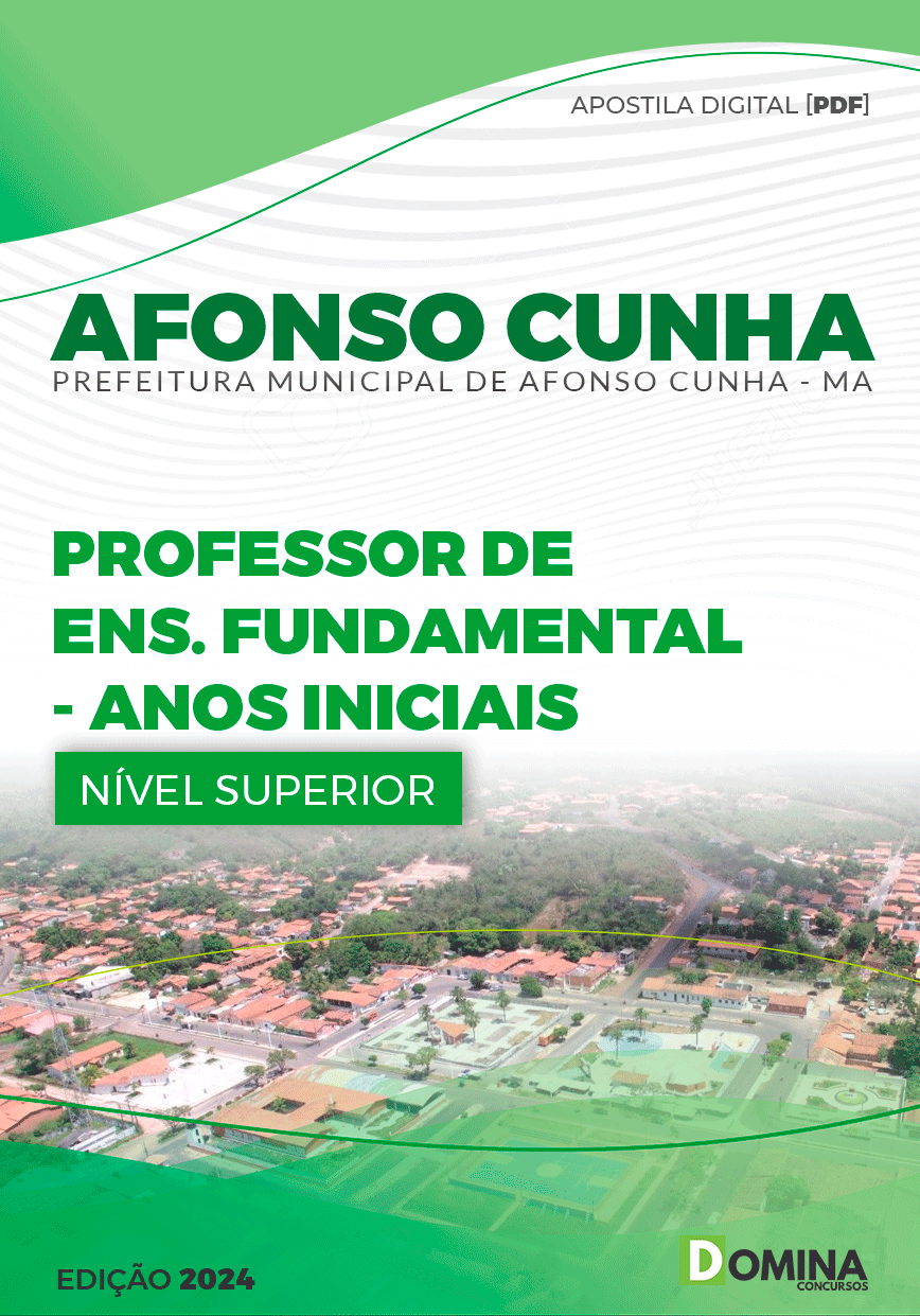 Apostila Afonso Cunha MA 2024 Professor De Ensino Fundamental