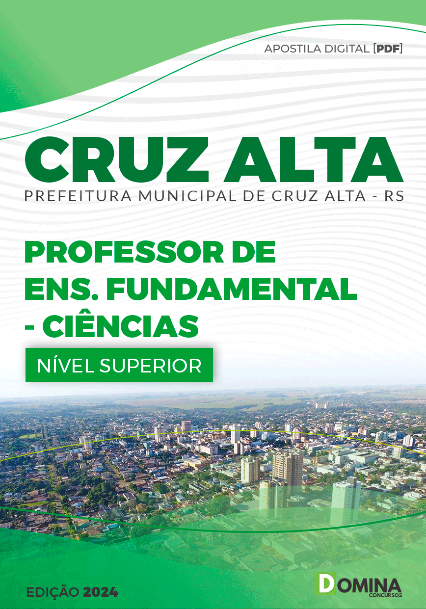 Apostila Professor de Ciências Cruz Alta RS 2024