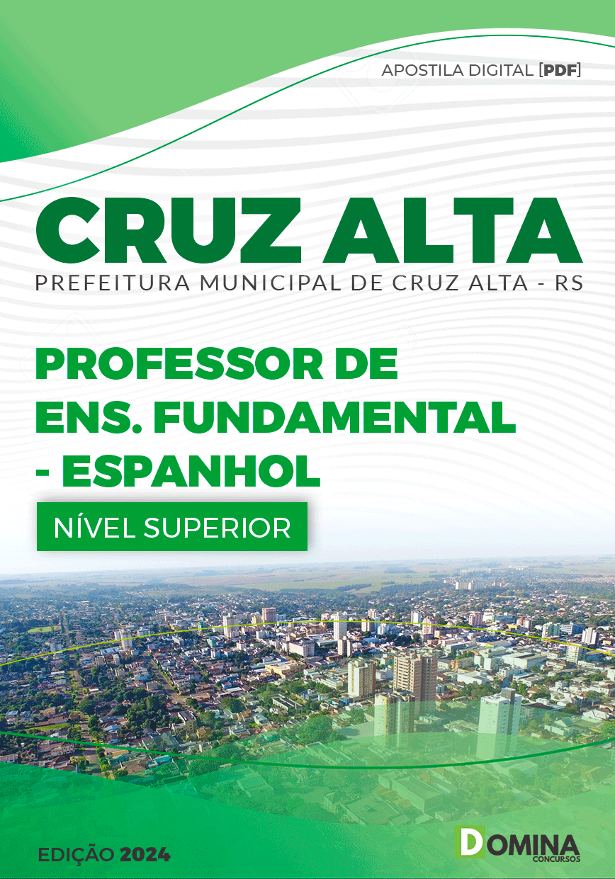 Apostila Professor de Espanhol Cruz Alta RS 2024