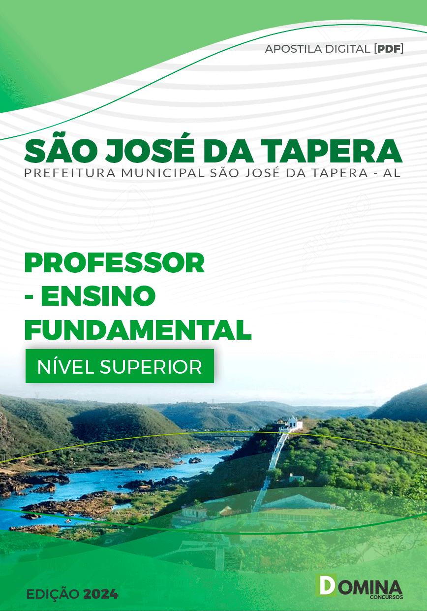 Apostila São José Da Tapera AL 2024 Prof Ensino Fundamental