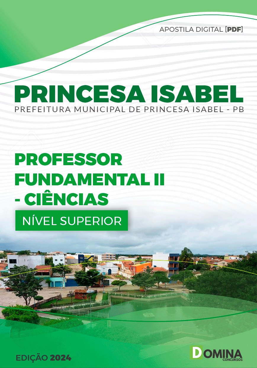 Apostila Princesa Isabel PB 2024 Professor II Ciências