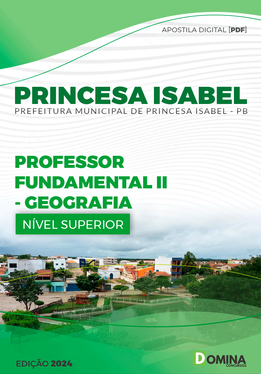 Apostila Princesa Isabel PB 2024 Professor II Geografia