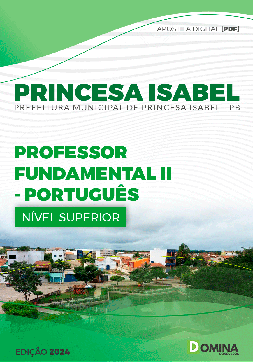 Apostila Princesa Isabel PB 2024 Professor II Português