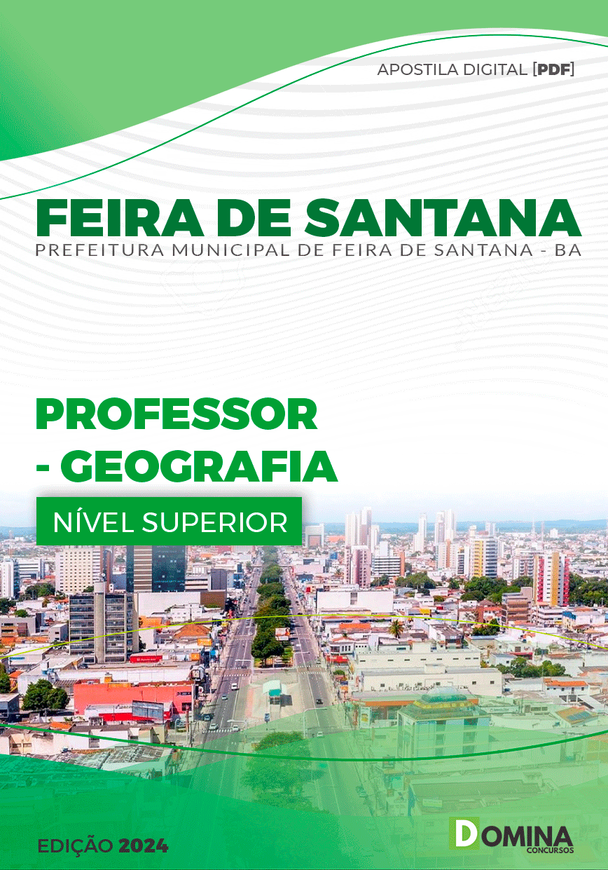 Apostila Professor de Geografia Feira de Santana BA 2024