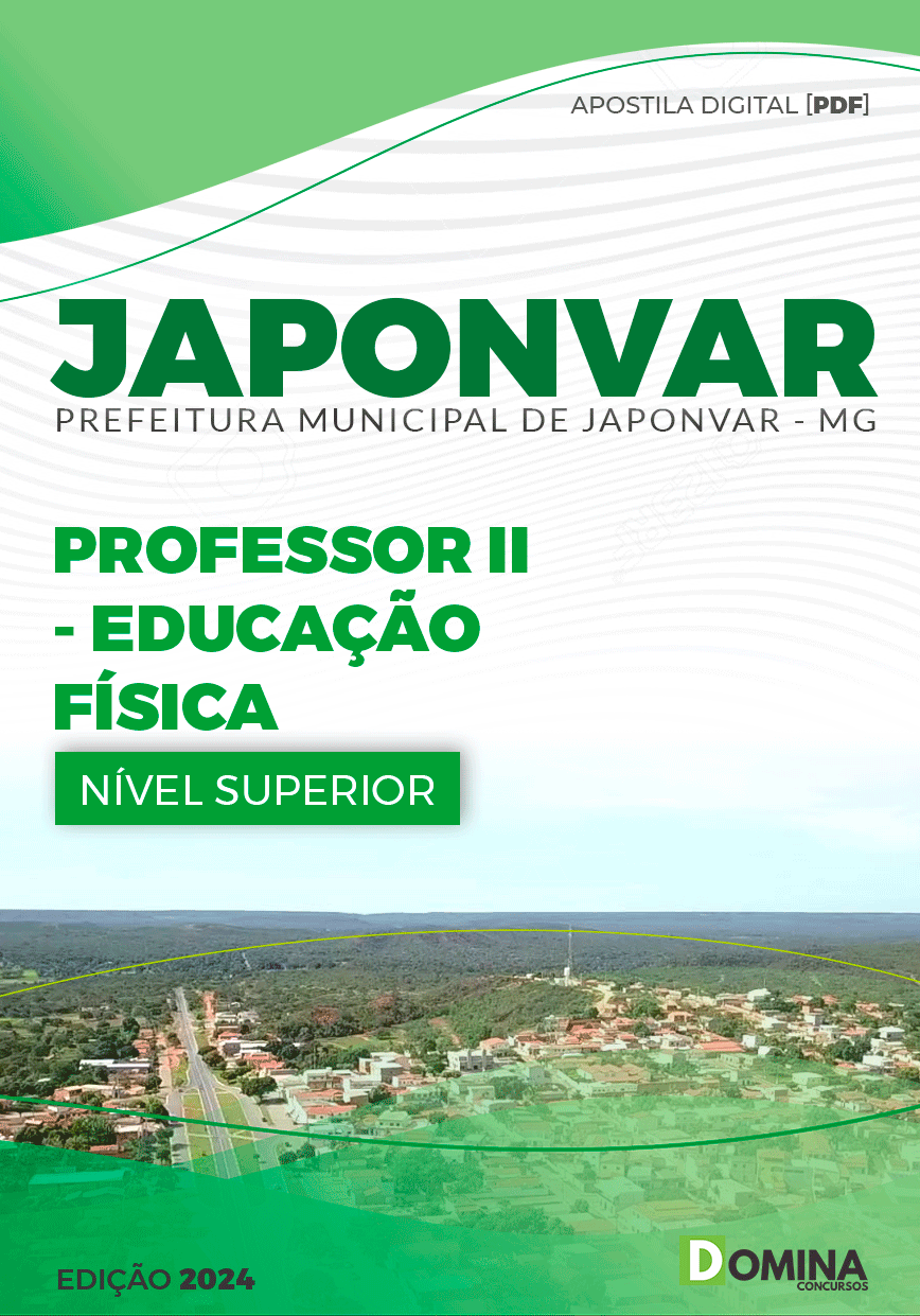 Apostila Professor de Educação Física Japonvar MG 2024