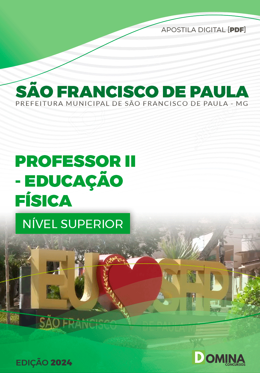 Apostila São Francisco de Paula MG 2024 Professor II Ed Física