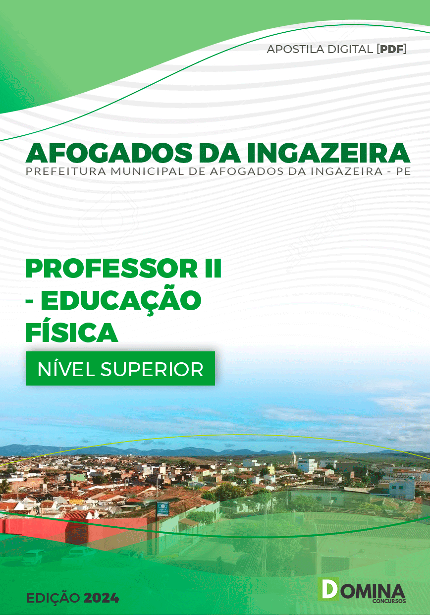 Apostila Afogados Da Ingazeira PE 2024 Professor II Ed Física