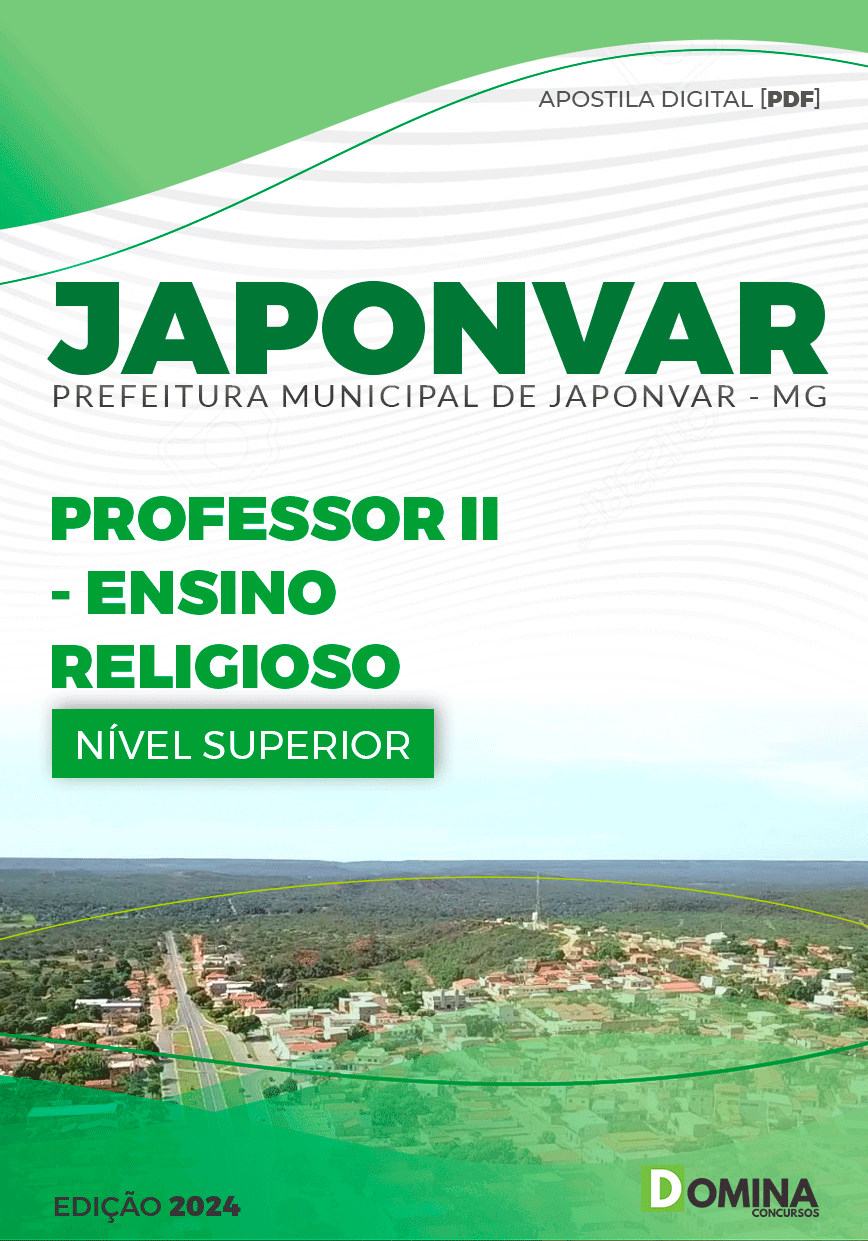 Apostila Professor de Religião Japonvar MG 2024