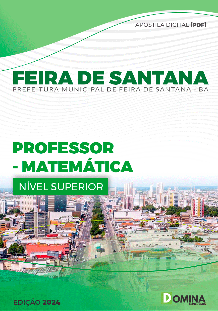 Apostila Professor de Matemática Feira de Santana BA 2024