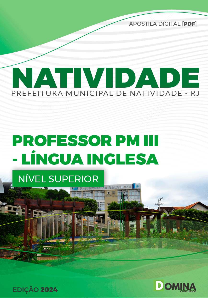 Apostila Natividade RJ 2024 Professor De Língua Inglesa