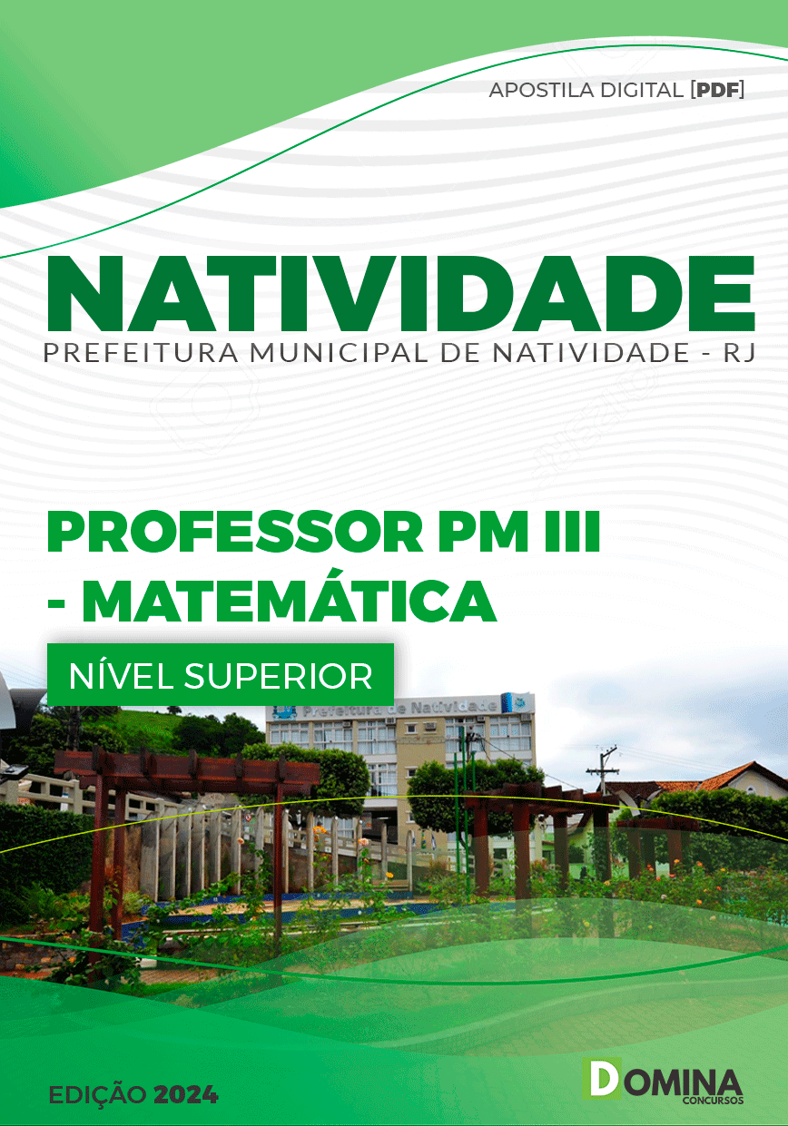 Apostila Natividade RJ 2024 Professor De Matemática