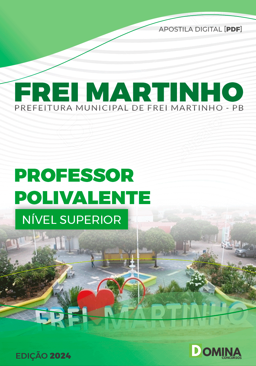 Apostila Frei Martinho PB 2024 Professor Polivalente