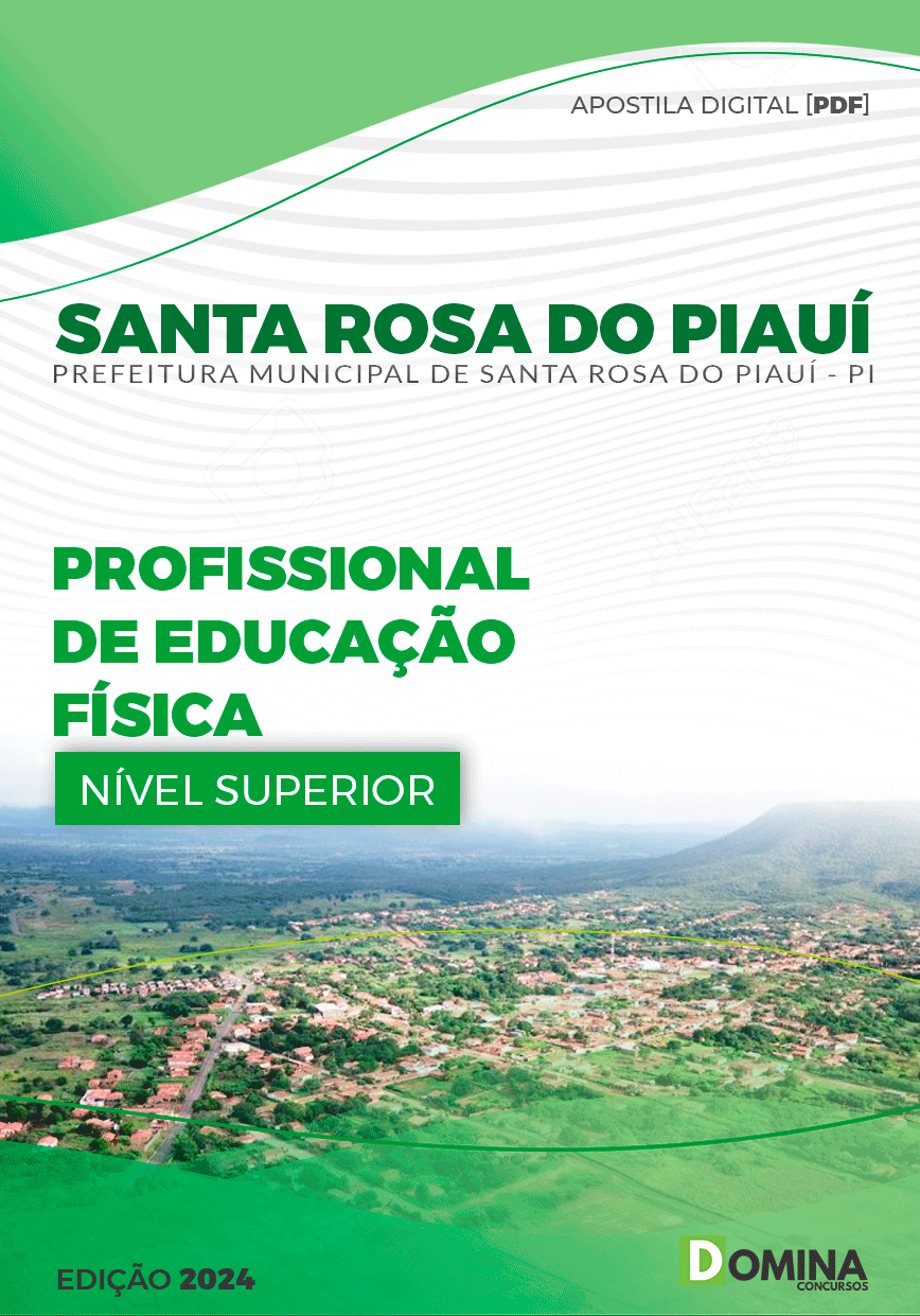 Apostila Profissional Educação Física Santa Rosa do Piauí PI 2024