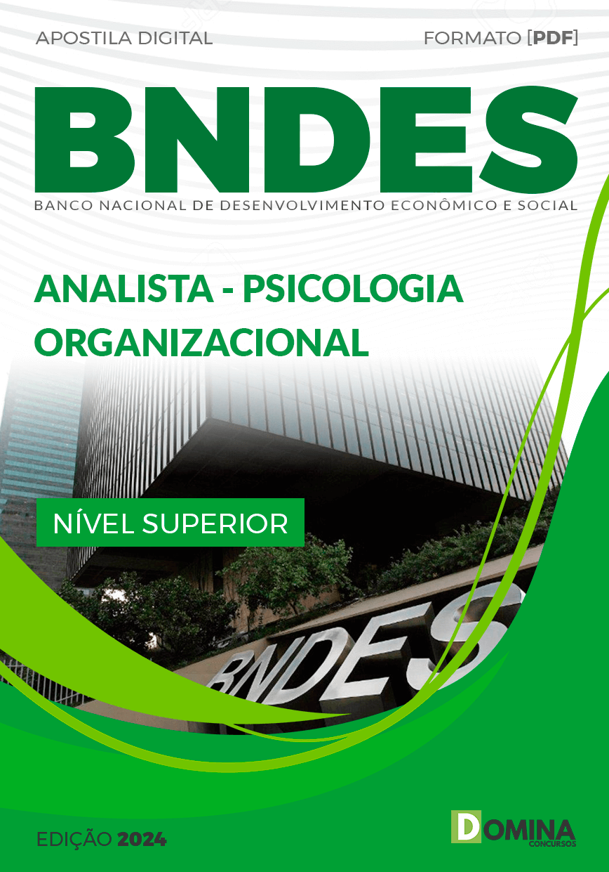 Apostila Analista de Psicologia Organizacional BNDES 2024