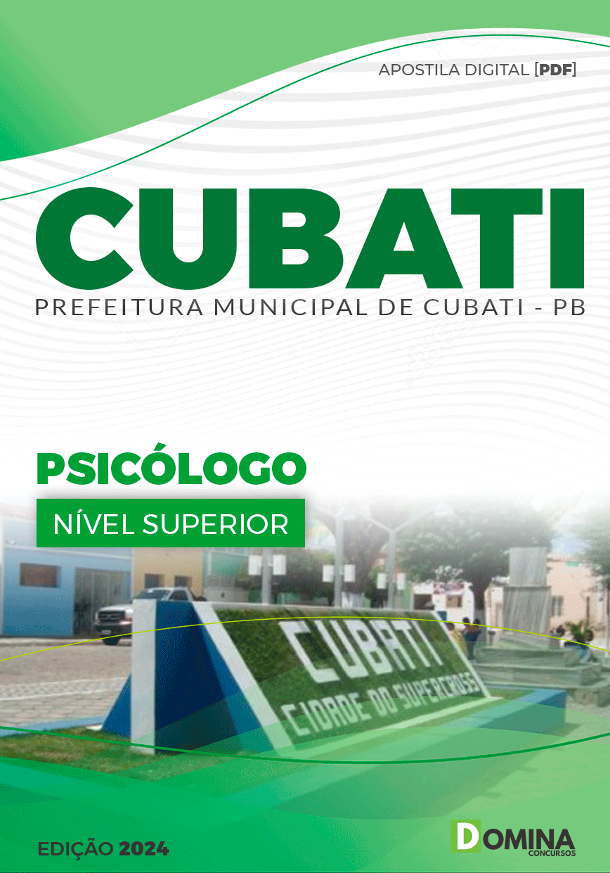 Apostila Cubati PB 2024 Psicólogo