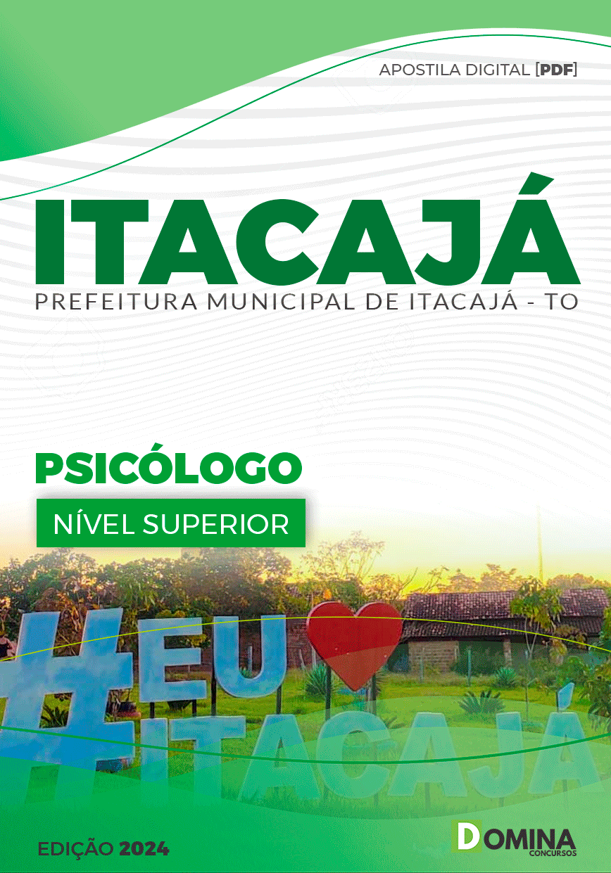 Apostila Psicólogo Itacajá TO 2024