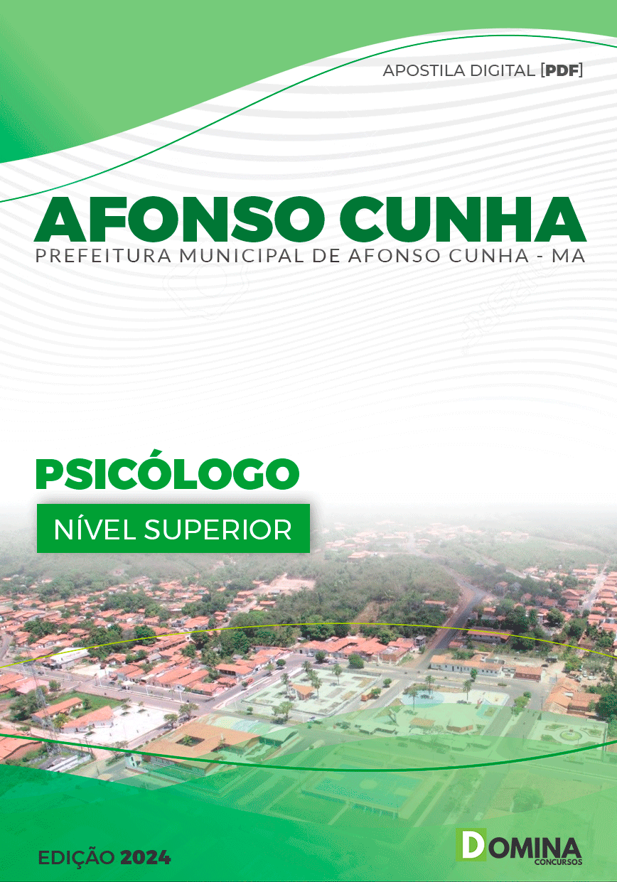 Apostila Afonso Cunha MA 2024 Psicólogo