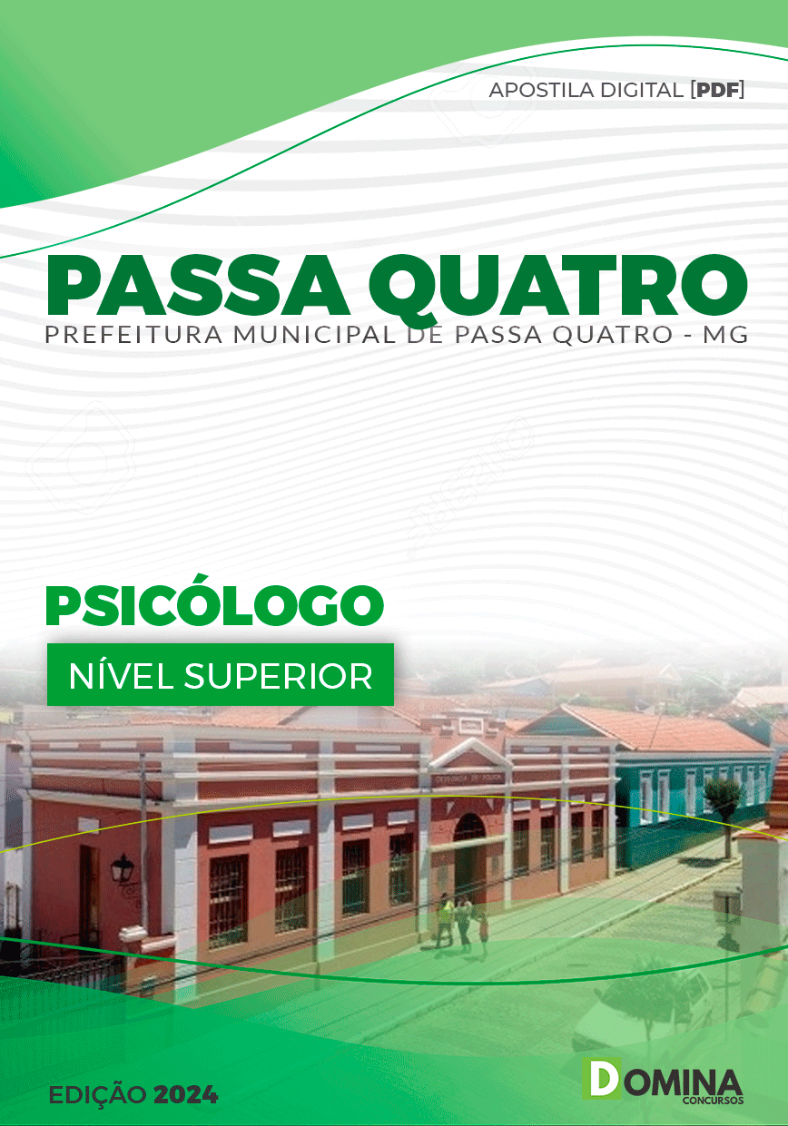 Apostila Passa Quatro MG 2024 Psicólogo