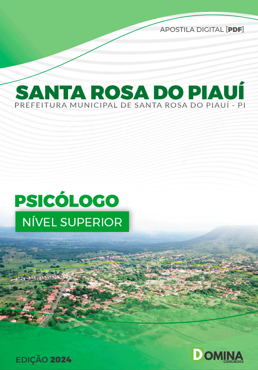 Apostila Psicólogo Santa Rosa do Piauí PI 2024