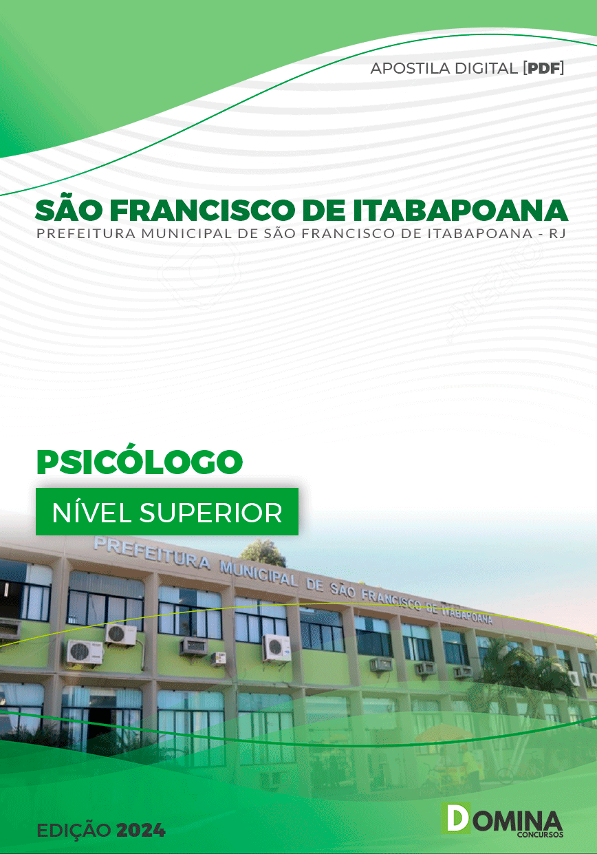 Apostila Psicólogo São Francisco Itabapoana RJ 2024