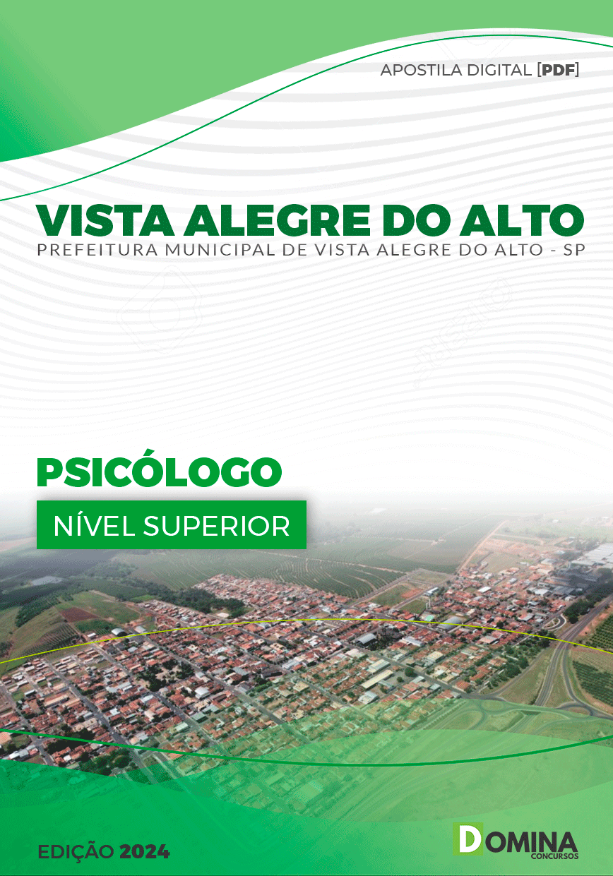 Apostila Psicólogo Vista Alegre do Alto SP 2024