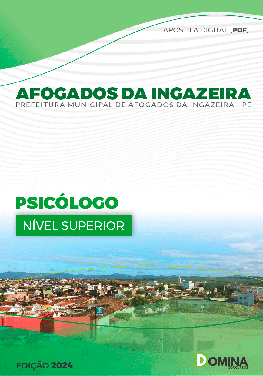 Apostila Afogados Da Ingazeira PE 2024 Psicólogo