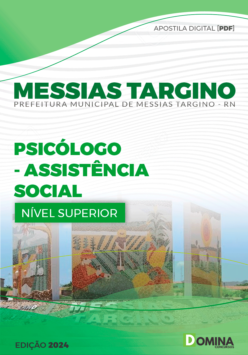 Apostila Psicólogo Assistência Social Messias Targino RN 2024