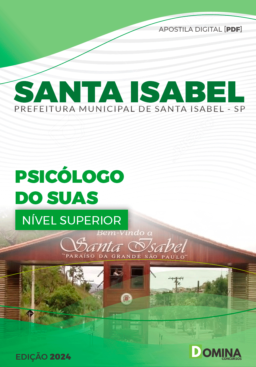 Apostila Psicólogo SUAS Santa Isabel SP 2024