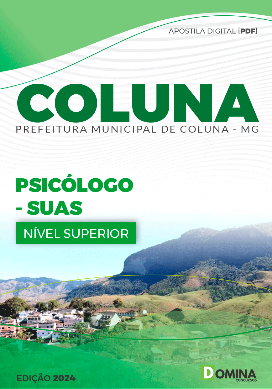 Apostila Psicólogo SUAS Coluna MG 2024