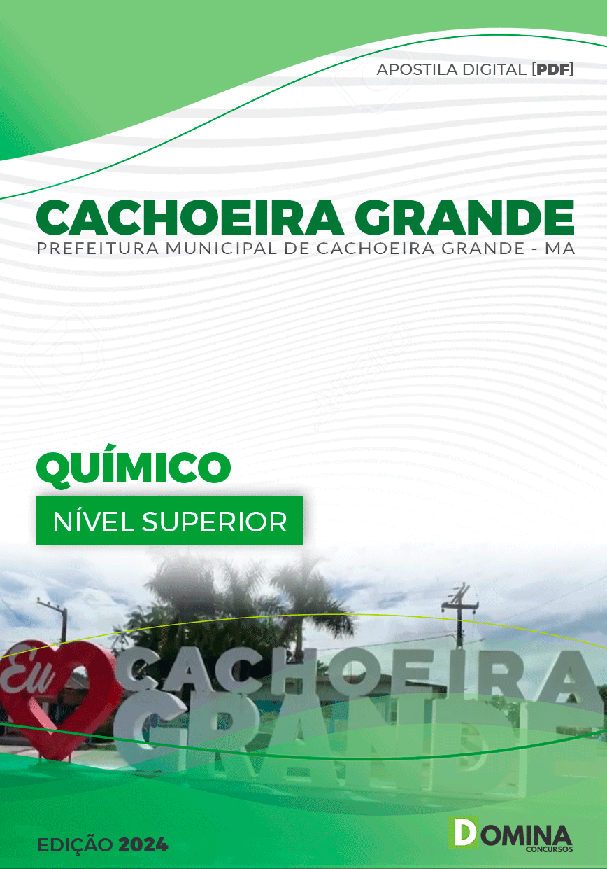 Apostila Cachoeira Grande MA 2024 Químico