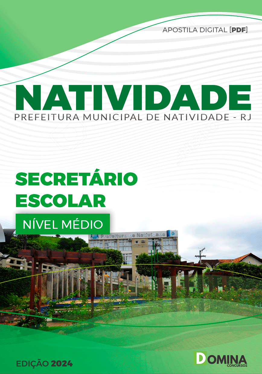 Apostila Natividade RJ 2024 Secretário Escolar