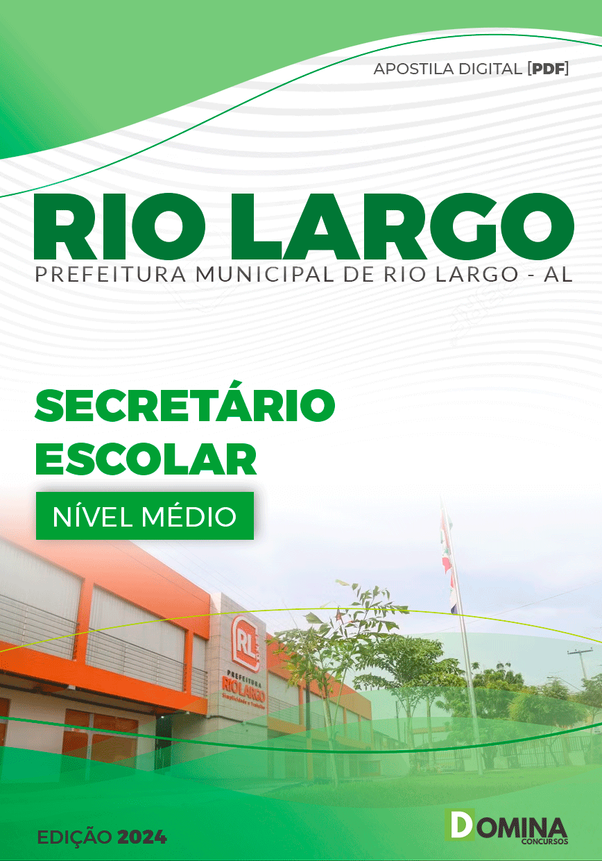 Apostila Secretário Escolar Rio Largo AL 2024