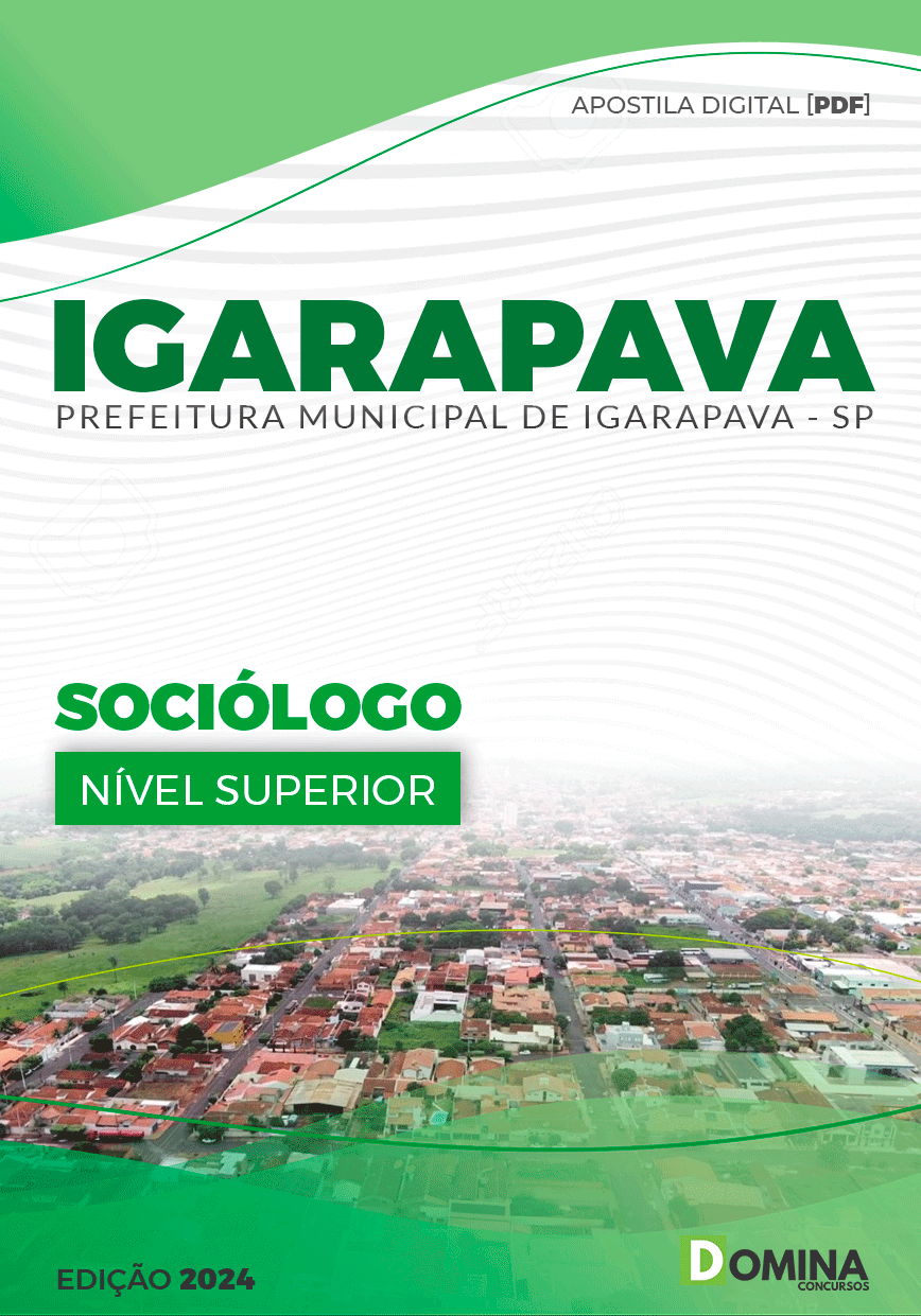 Apostila Sociólogo Igarapava SP 2024