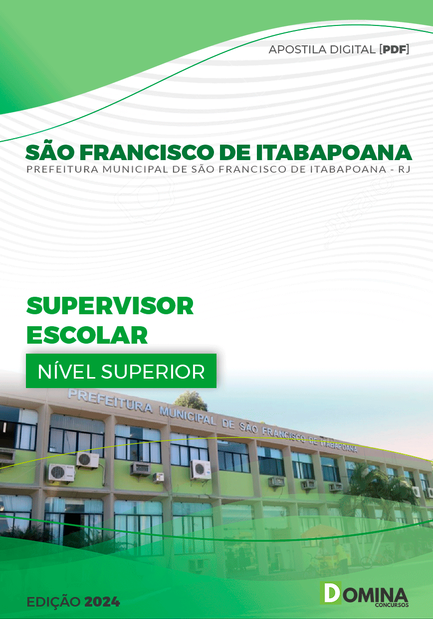 Apostila Supervisor Escolar São Francisco Itabapoana RJ 2024